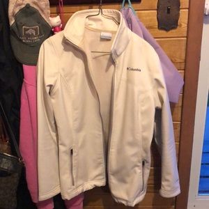 White Columbia softshell jacket!